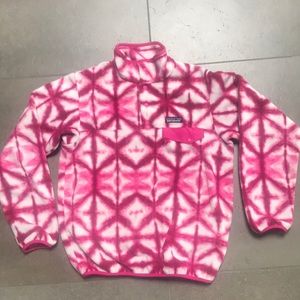 Patagonia Synchilla Fleece Pink White